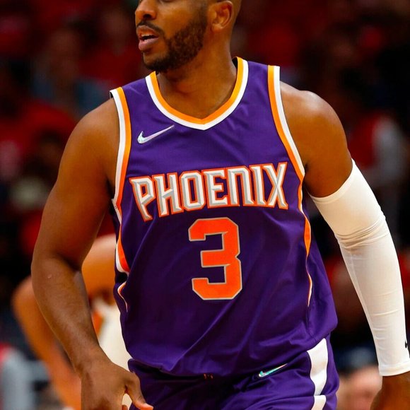 Nike Men’s Phoenix Suns Chris Paul #3 '22 Purple Icon Jersey Size 2XL fb1811-567 - Picture 6 of 12